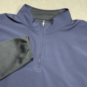 Nike Golf 1/2 Zip Pullover Sweatshirt Mens 2XL XXL Dri-Fit Navy Blue Athleisure